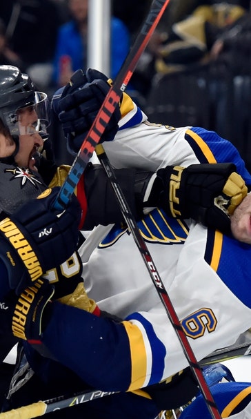O’Reilly scores twice, Blues beat Golden Knights 4-1